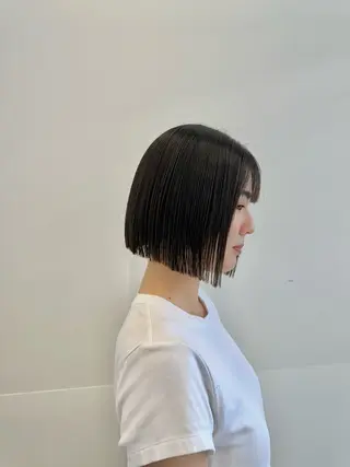 ショート SALOWIN心斎橋Suite店所属・洗っても取れない 髪質改善|OJIROのヘアスタイル