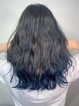 ロング カラー _WHITE 天神店 YUMEKA🐻のヘアスタイル