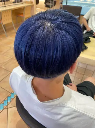 カラー メンズ BLEACHi 桜田所属・🎧BLEACHi メンズパーマ💈木村のヘアスタイル