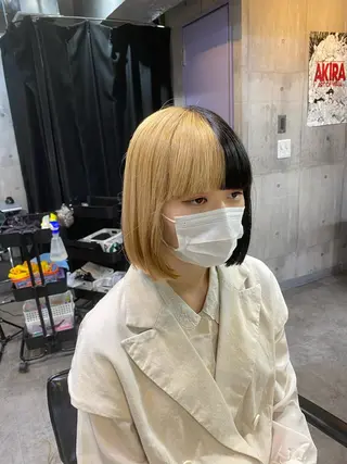 ミディアム カラー 艶髪サラサラカラー 🌈前原健吾のヘアスタイル