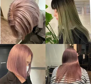 セミロング カラー classic 新横浜所属・大人girly🛋️ 🤍yukakoのヘアスタイル