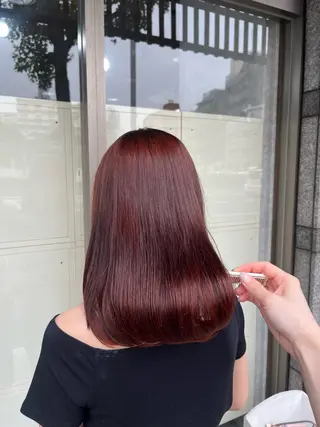 セミロング カラー 村田梨乃/ minim hairのヘアスタイル