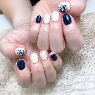 ネイル ⭐︎休業中の練習⭐︎ JNA認定講師髙橋のネイルデザイン
