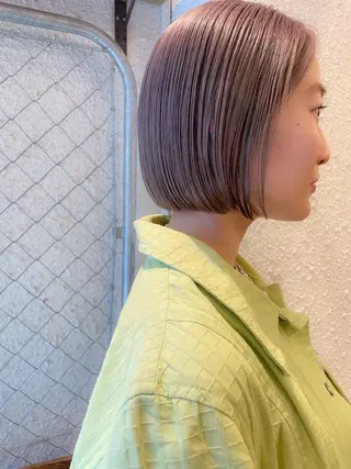 ミディアム カラー 💖美髪矯正💖 辻未侑のヘアスタイル