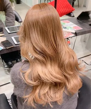 ロング カラー 🫒オリーブカラー/ みづき/パーマ🤍のヘアスタイル