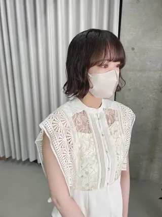 パーマ ボブパーマコテ巻き風 パーマNo1深江秀平のヘアスタイル