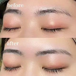 アイブロウ アイブロウ&マツパ カラーモデルまなみのマツエク・マツパデザイン