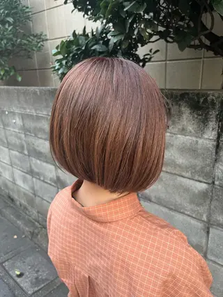 ショート ☀️コミヤマミユ☀️ /パーマ/ハイトーンのヘアスタイル