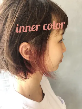 ショート カラー パーマ ヘアアレンジ 脱白髪染め特化GBG 自由が丘所属・【白髪ぼかし 専門GBG】自由が丘のヘアスタイル