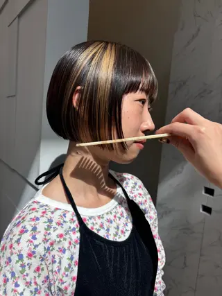 ショート miu /透明感カラーのヘアスタイル