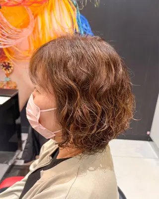ショート パーマ 9日レディースモデル のみ/パーマ/海斗のヘアスタイル