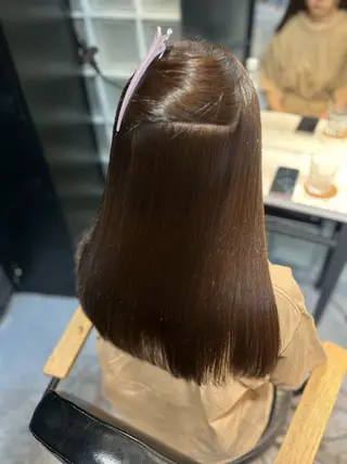 ロング 🌷ブリーチ縮毛矯正 /mina🌷のヘアスタイル