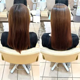 ロング 地毛風ストレート ⚡️下ノ村柊斗⚡️のヘアスタイル