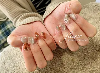 ネイル フルリール 【プライベートサロンのネイルデザイン