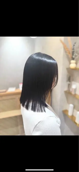 ミディアム ✨艶髪職人艶カラー✨ 中本輝人のヘアスタイル
