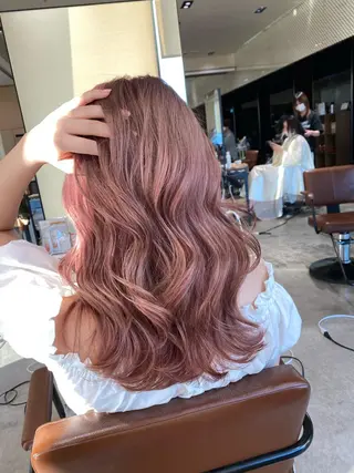 カラー 顔まわりの神様✨ 透明感カラー藤嶋秀幸のヘアスタイル