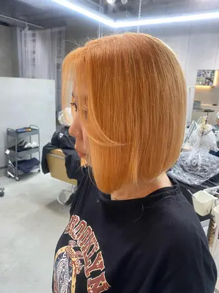 ミディアム カラー qulim所属・前橋 姫奈のヘアスタイル