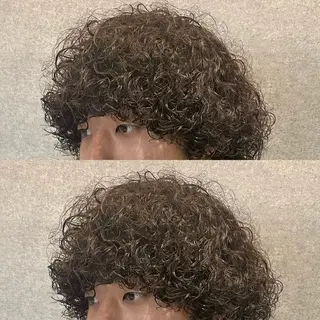 ショート カラー パーマ ヘアアレンジ メンズ キッズ 🔥メンズパーマ🔥 菅原楓のヘアスタイル