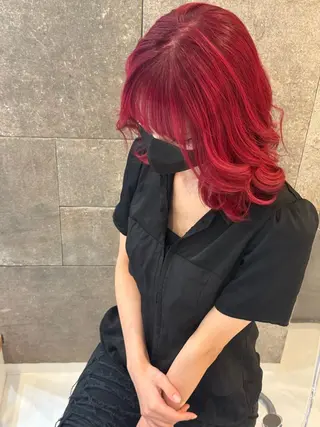 セミロング カラー darfruto所属・ひな カットモデル募集中✨のヘアスタイル