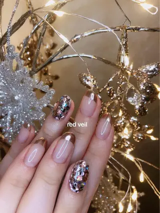 ミディアム ネイル 長さ出し専門 nynaのネイルデザイン