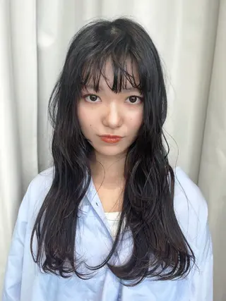 ロング 🪽ナチュラルヘア＊ 大下唯奈🪽🫧のヘアスタイル
