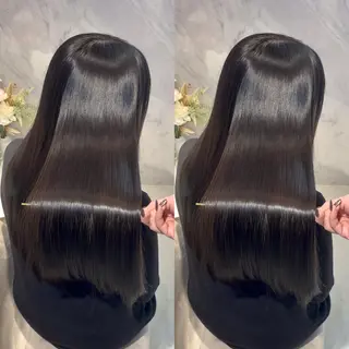 セミロング カラー 髪質改善/美髪矯正 艶髪/Takutoのヘアスタイル