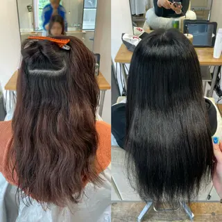 セミロング BELO 大阪店所属・BELO OSAKA カエデのヘアスタイル