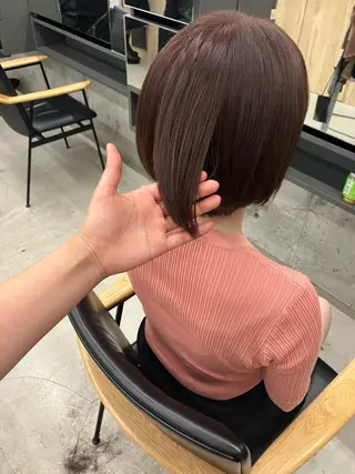 ショート 似合わせカットカラー 👩MINAのヘアスタイル