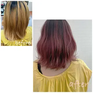 ミディアム カラー GRANLUSSO 〜グランルッソ駅前店所属・木口 嘉美のヘアスタイル