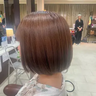 ミディアム カラー 🍒暖色カラー🍒 ✨髪質改善✨西村亜弥のヘアスタイル