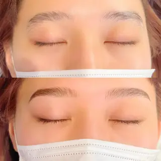 アイブロウ Mizuliネイル 眉毛メイクのサロンのネイルデザイン