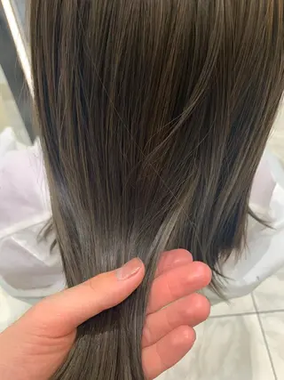 セミロング カラー ボブ/ショート 吉田竣のヘアスタイル