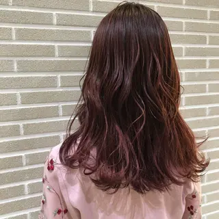 セミロング 植田 菜月のヘアスタイル