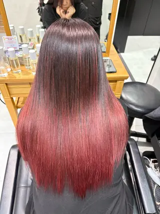 ロング カラーモデル募集 ✨🤍モモハ🤍✨のヘアスタイル