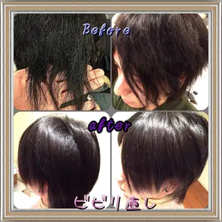 ショート メンズ Lyrae~リラエ~所属・上原 聡良(akira)のヘアスタイル