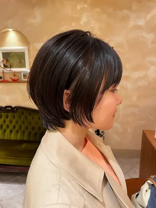 ショート 田内 満里奈のヘアスタイル