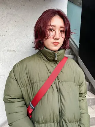 ショート くせ毛カットとパーマ /美容室難民の方是非のヘアスタイル