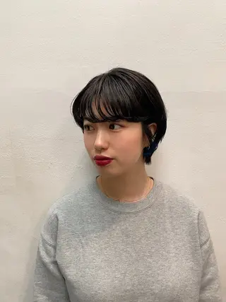ショート カラー ワタナベ イオリ🧼のヘアスタイル