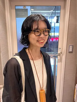 ミディアム パーマ dogstar小林諒 レイヤー/パーマのヘアスタイル