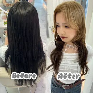 ロング カラー 名駅/ハイトーン /Y2k/YUNAのヘアスタイル