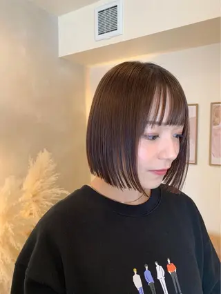 ミディアム LUVISM りきカットモデル募集のヘアスタイル