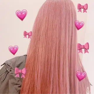 ロング カラー 【髪質改善特化】 艶髪/透明感カラーのヘアスタイル