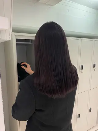 セミロング カラー Lomalia Yuzuki*∴のヘアスタイル