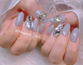 ネイル 23時まで❤︎韓国、 ワンホンネイルのネイルデザイン