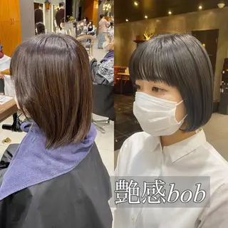 ミディアム カラー Ms.CHARM所属・透明感カラー🌿 グレージュ🐺陽介のヘアスタイル