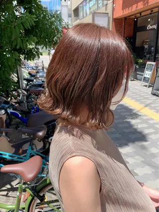 ミディアム 亀川蓮 Agu hairのヘアスタイル