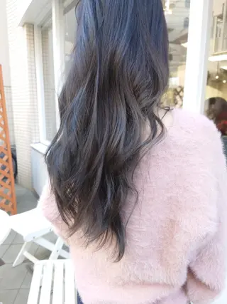 ロング nagane sayakaのヘアスタイル