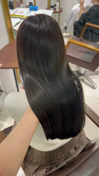 ロング カラー ハイトーンカラー 🤍🫧 長井 律のヘアスタイル