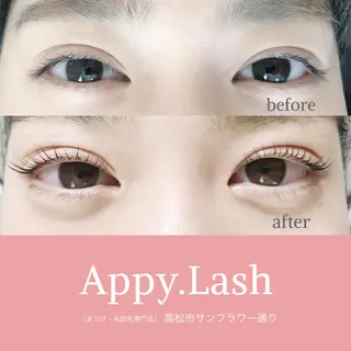 マツエク・マツパ まつげと眉の専門店 Appy.Lashのマツエク・マツパデザイン