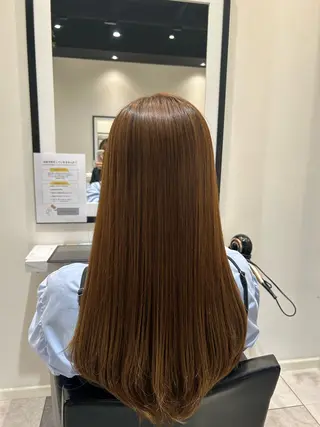 ロング カラー3000円🦋 鈴木思音のヘアスタイル